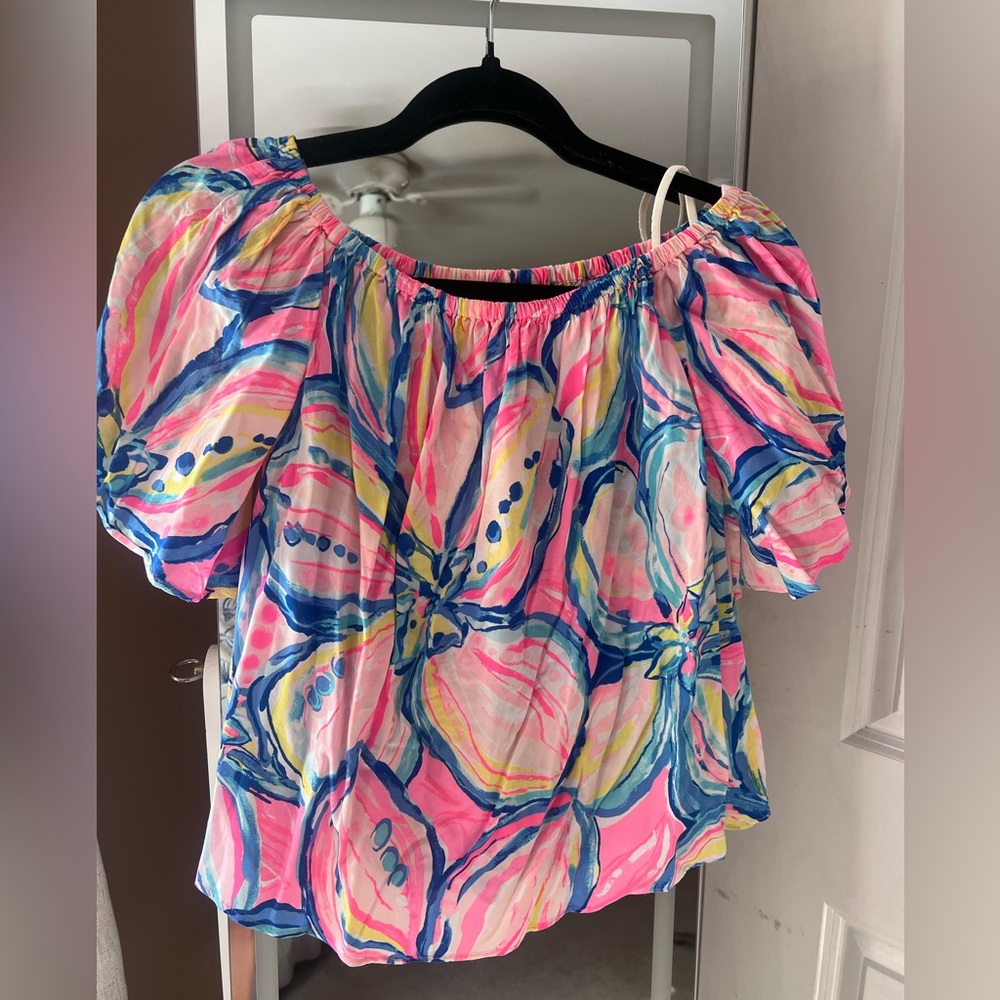 Lilly Pulitzer Floral Blouse